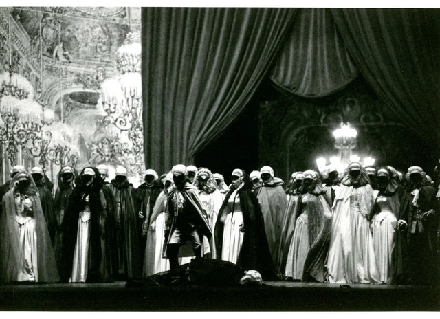 Jose Carreras "Le Bal Masque" (Un Bal Masque) Verdi Photo Opera Cp