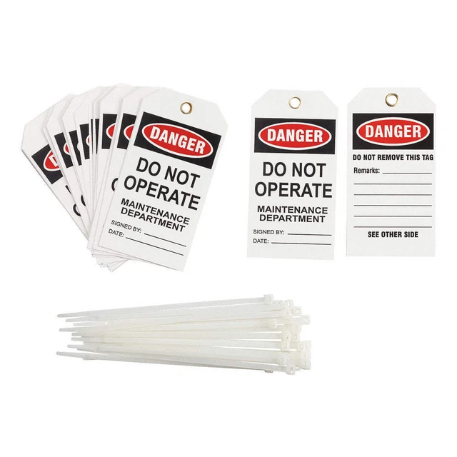 BRADY TG002E Danger Tag,5-1/2inHx3inW,Vinyl,PK25
