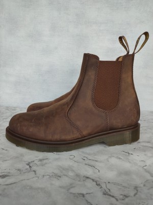 2976 pop crazy horse leather chelsea boots