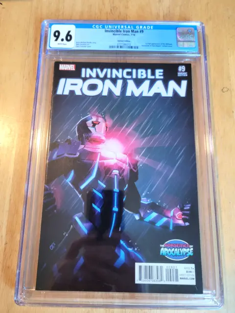 Invincible Iron Man #9 *Cgc 9.6 Wp 2016* 1St App Riri Williams Turcotte Variant