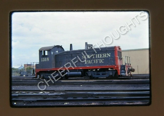Original '73 Kodachrome Slide SP Southern Pacific 1318 NW2 San Antonio TX  26O40