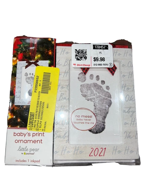 Little Pear Sentiments Baby's  Print Ornament Keepsake No Mess Inkpad 2021