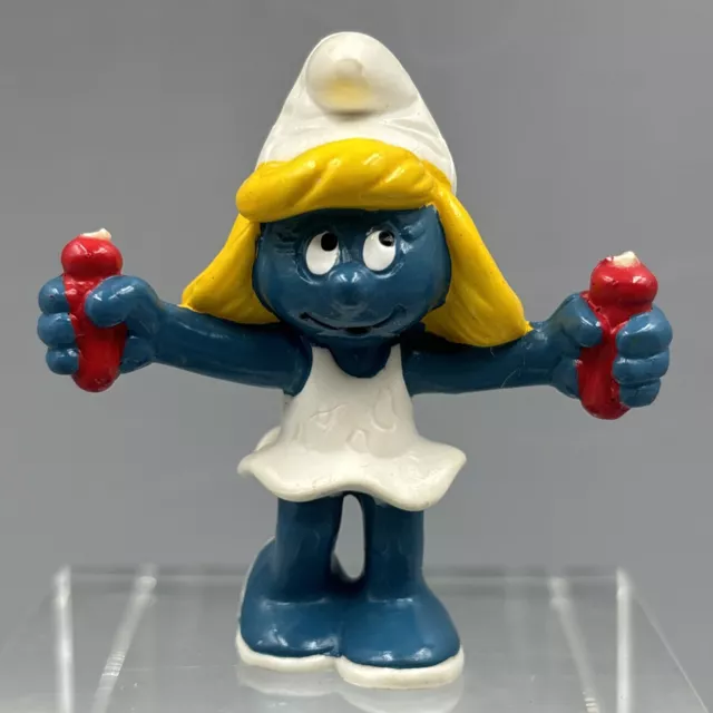 Sport Smurf Smurfine Peyo 1983 Schleich No. 2 Collectible