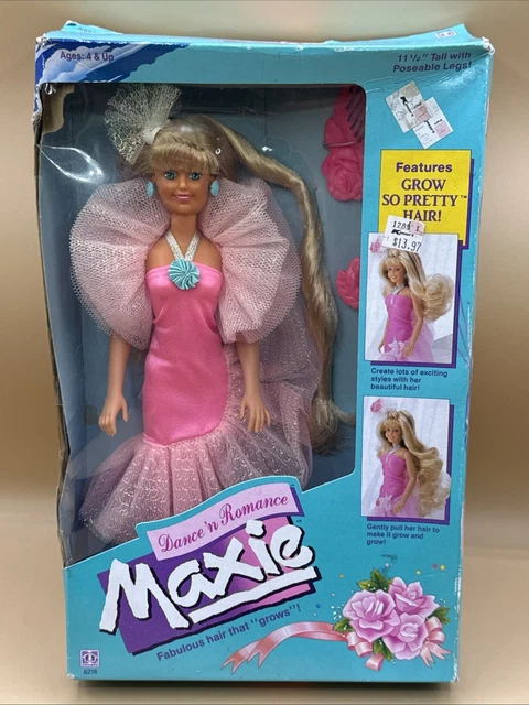 MAXIE DANCE Romance 1988 Hasbro 8218 Sealed Box Fab Growing Hair