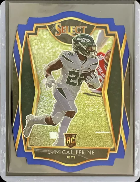 La‘Mical Perine - 2021 Panini Select Football - Die Cut - Premier Level #180