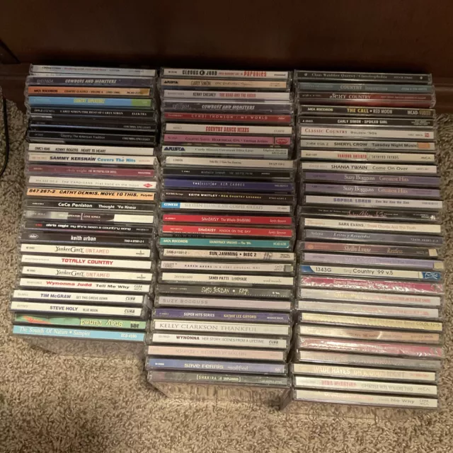 Country Music 79 CD Lot Tim McGraw + Keith Urban + Kenny Chesney +++++