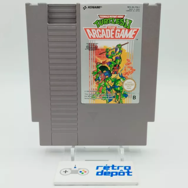 Teenage Mutant Hero Turtles II 2 The Arcade Game / Nintendo NES PAL B / FAH-1