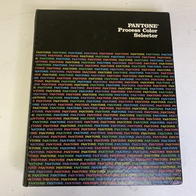 PANTONE PROCESS COLOR Selector Binder 1984 The Pantone Library Of Color ...