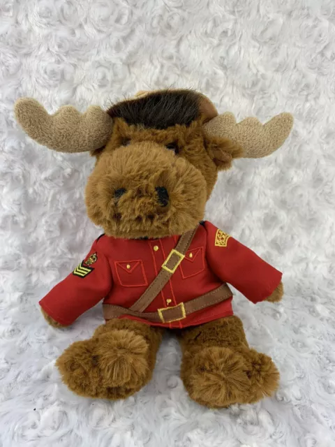 Moose Plush Mountie Royal Canadian Mounted Police Plush Stuffed Animal 10” B11