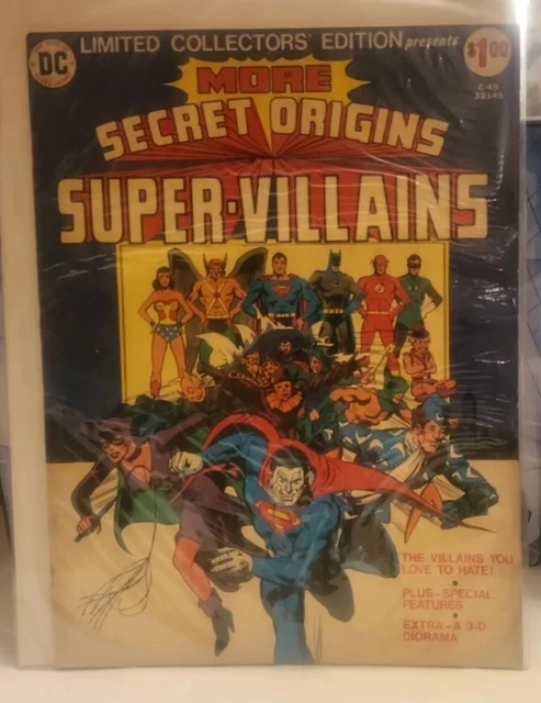 Collectors Ed. 1976 DC Comic Limited Secret Origins Super Villains Vol. 5 c-45