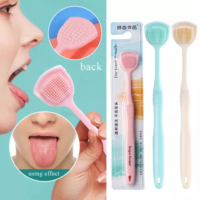 Lengua Raspador Higiene Oral Herramienta de Limpieza Limpiador Fresher Cuidado