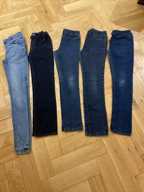 Girls skinny slim Fit jeans Next Uniqlo Primark age 11 & 12 & Uk 6 Womens