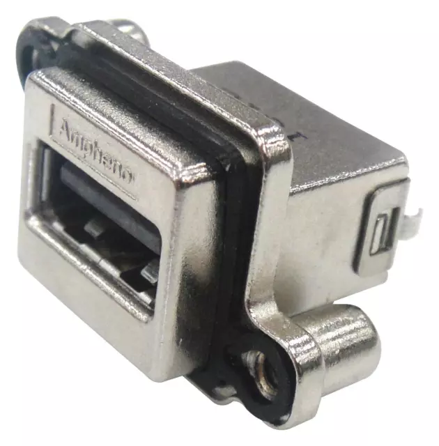 SEALED USB, 2.0 TYPE A, RECEPTACLE, IP67, USB Connectors, MUSBRA51130