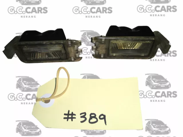 Holden Commodore Genuine Gm Ve Sedan Number Plate Lights Pair Lh Rh