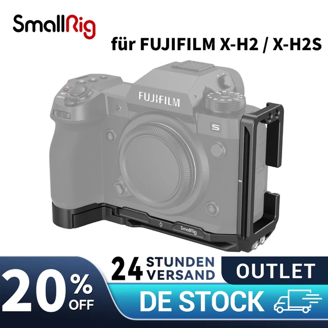 SUNWAYFOTO PFL-XH2 L-beugel voor Fujifilm X-H2 Arca Swiss Quick Release L- plaat