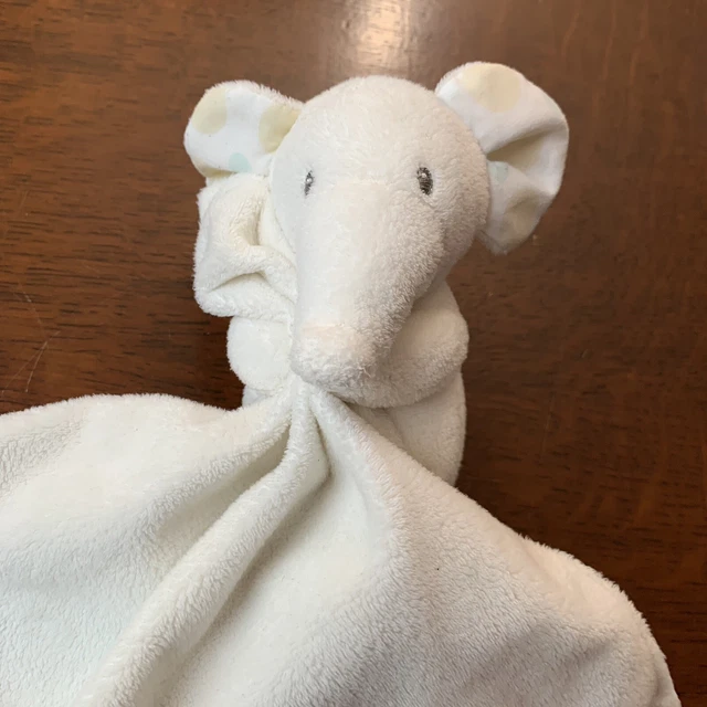 MARKS & SPENCER Elephant Comforter Soft Toy Spot Stripe Baby Blankie Doudou £5.00 PicClick UK