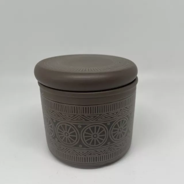 Hornsea Pottery -  Lancaster Vitramic Palatine -  Lidded Sugar Preserve Pot