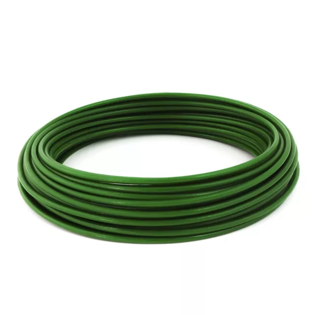 VERT CÂBLES GAINE PVC GALVANISÉ acier enrobe revetu toron corde filin zingué 2
