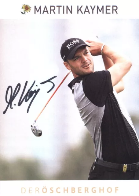 Martin Kaymer UH Golf original signiert Autogrammkarte AK 7560 C