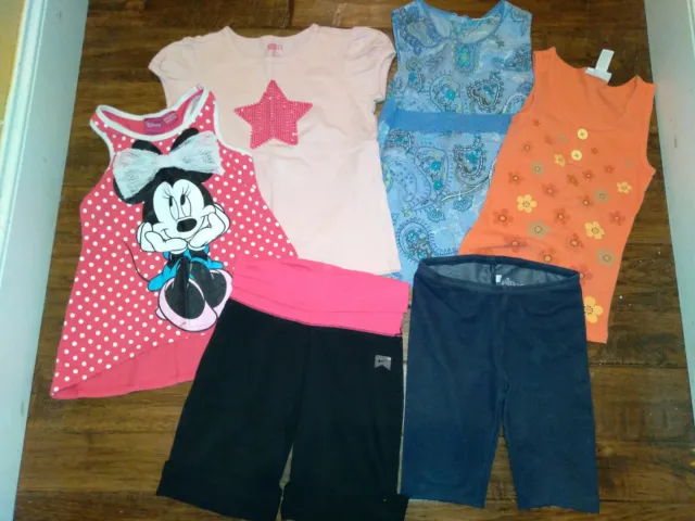 GUC! Girls Lot of 6 Everyday Play Crazy 8 Nike Limited Minnie Sumr Outfits 5 6 7