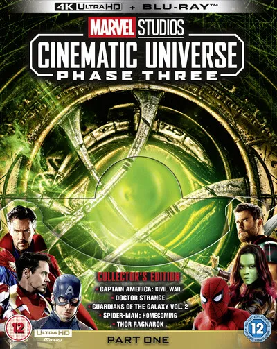 Marvel Studios Cinematic Universe: Phase Three - Part One (4K UHD Blu-ray)