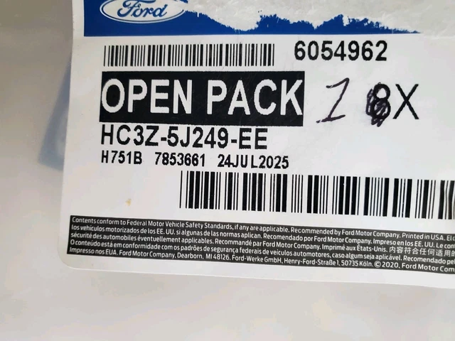 GENUINE FORD DIESEL Exhaust Fluid (Def) Injector Pressure Feed Line ...