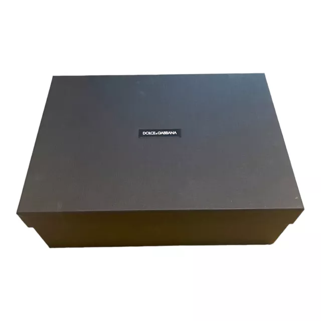Dolce & Gabbana Empty Gift Box w/ Paper Dust Bag Card 13.5”x9.75”x5” Storage