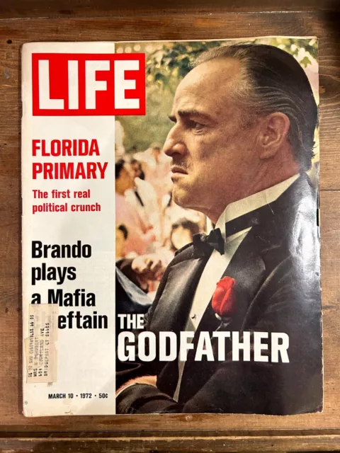 LIFE MAGAZINE Back Issue March 10, 1972 - The Godfather (Cover), Lyle Tuttle