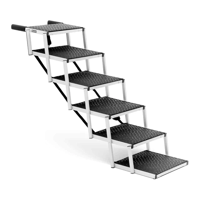 Hundetreppe Auto Hunderampe Hundetreppe faltbar 68 kg Aluminium Höhe 81 cm