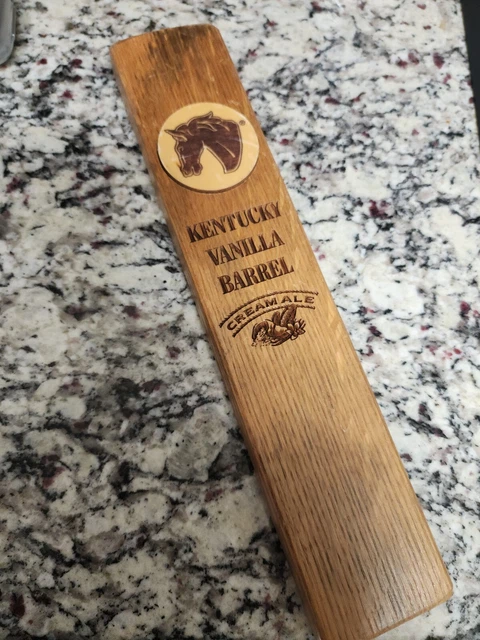 Kentucky Vanilla Barrel Cream Ale Wooden Tap Handle Lexington Brewing Used