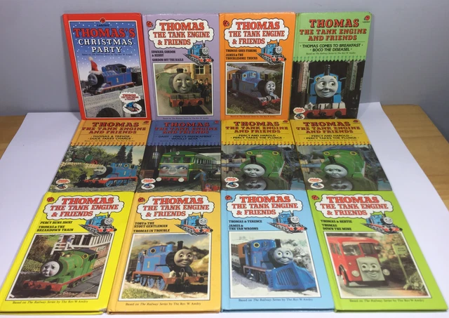 12 X THOMAS the Tank Engine and Friends 1980's 1st Edition Ladybird ...