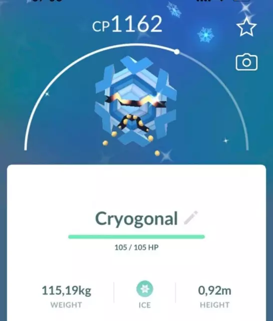 Pokémon Go * Shiny Regigigas * Mini P T C have 80.000 stardust