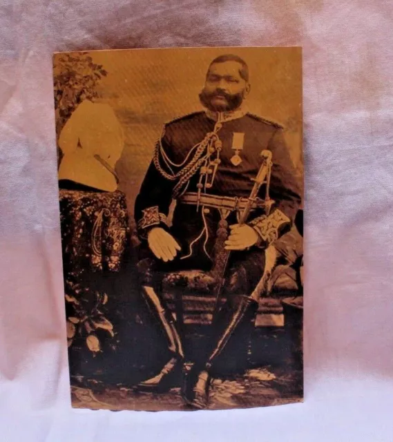 Vintage Indian Royal Kingdom King British Time Photographie noir et blanc PH 09