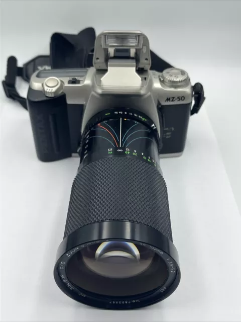 Pentax MZ-50 35 mm Kamera mit Soligor MC 28-135 1:3,8-5,2 objektiv