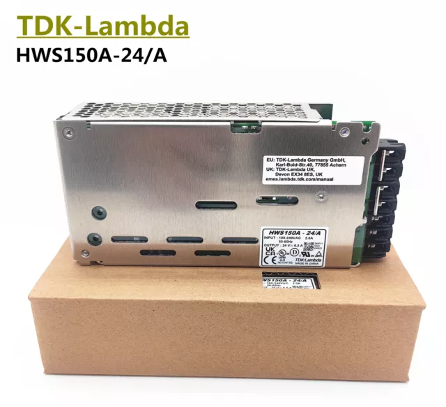 1pcs HWS150A-24/A TDK-Lambda switching power supply 24V 6.5A output