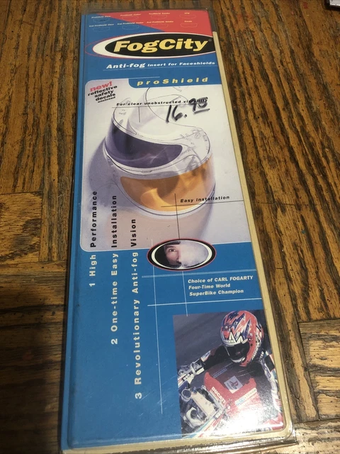 Anti fog Inserts For Motorcycle Face shields FCX1H Fog City Clear