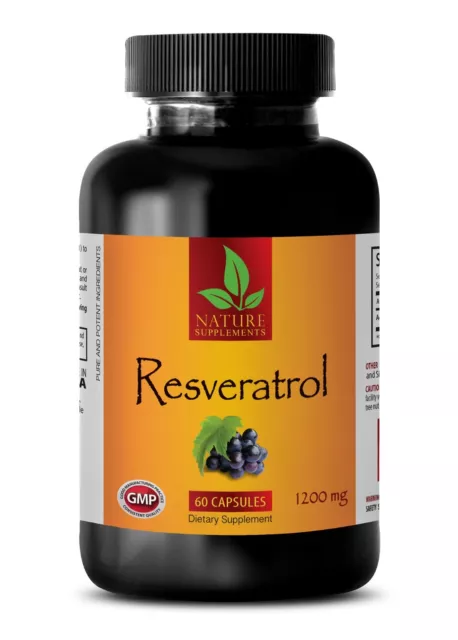 stem cell supplement - RESVERATROL 1200mg - Anti Aging Super Antioxidant