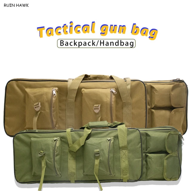 TACTICAL RIFLE BAG for Air Rifle Gun Shotgun Long Hunting Padded Soft ...
