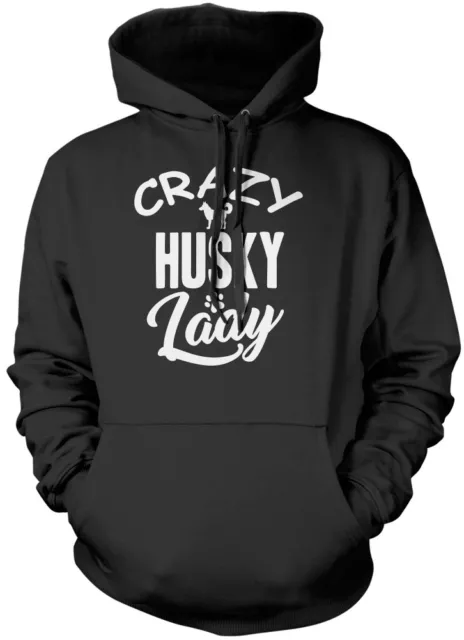 Crazy Husky Lady - Dog Puppy Pet Gift  Unisex Hoodie