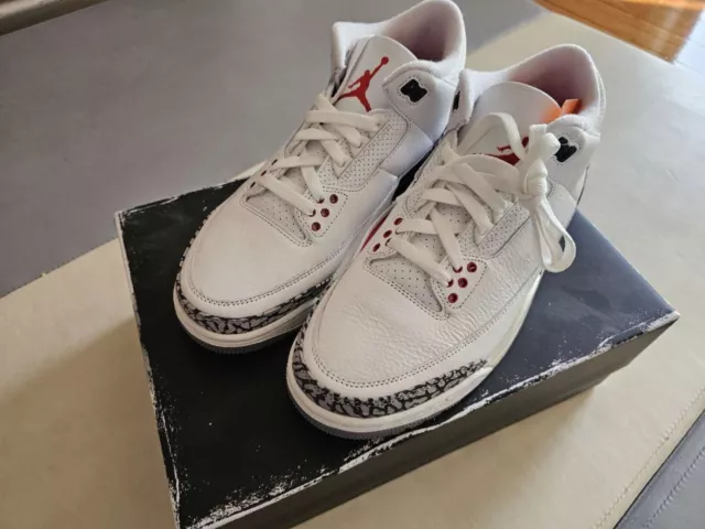 Nike Air Jordan 3 White Cement Reimagined - US8