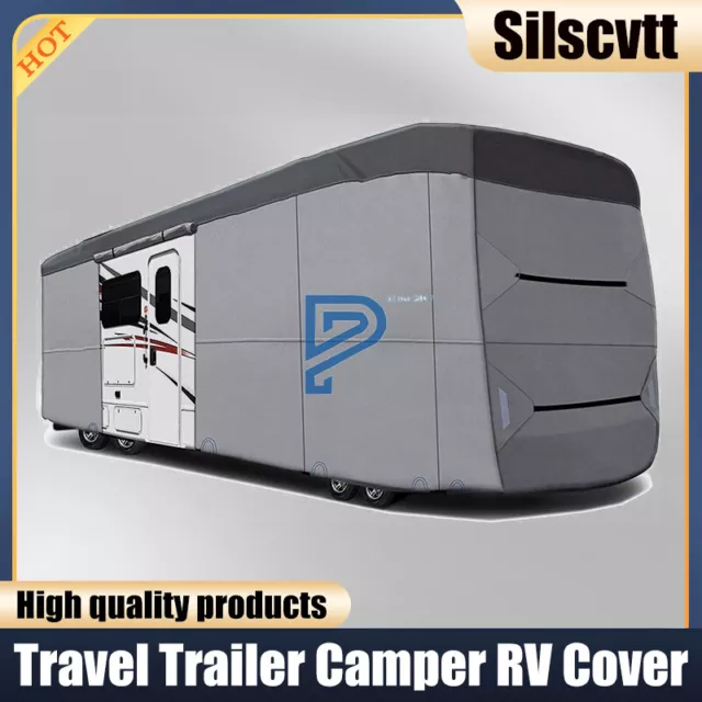 Weather Waterproof Class A RV Cover Motorhome Camper Storage Covers 33'-37' FT