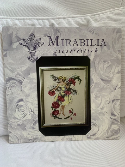 Kit Point De Croix Mirabilia Snow Angel Avec Perles - Modèle #280, 8-1/4 X 9-1/2 Pouces