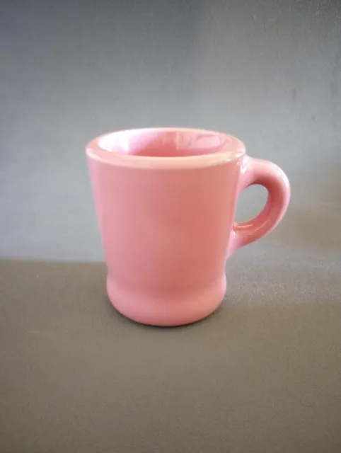 Wallace Pink Restaurant Coffee Mug VTG