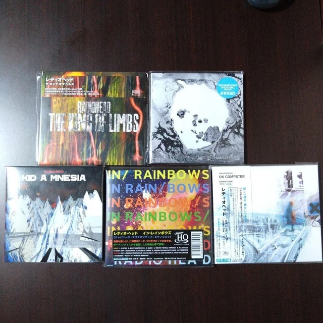 RADIOHEAD CD LIMITED Edition 5 title set Paper Sleeve Japan