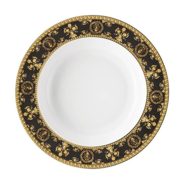 Rosenthal Versace I love Baroque Nero Suppenteller 22 cm