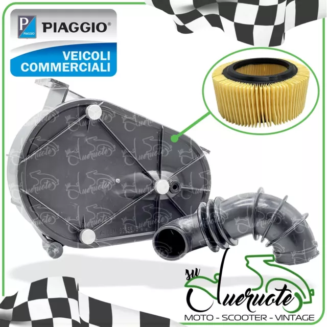 Filtro Aria Per Ape Tm 602 703 220 Benzina Scatola Soffietto Aspirazione Piaggio