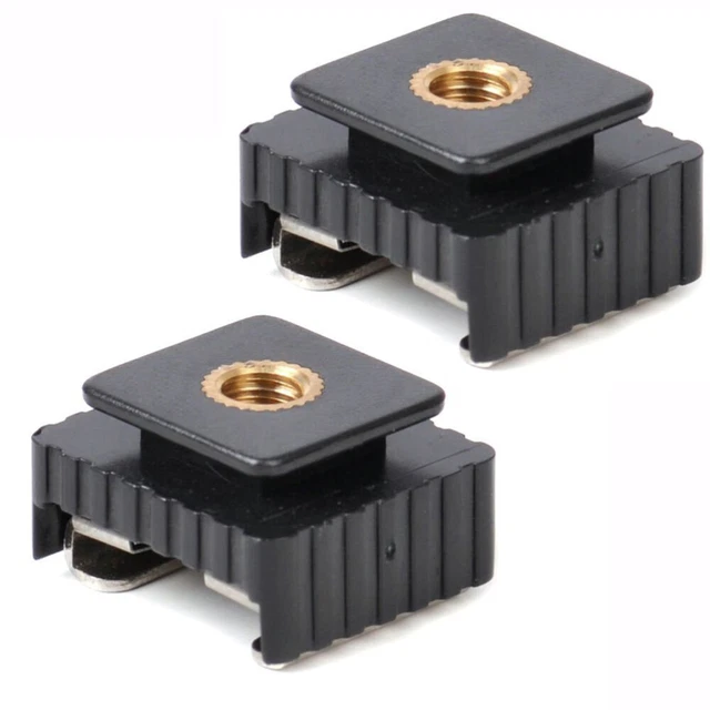 4 PIEZAS soporte de flash adaptador de montaje de lámpara base de lámpara adaptador de zapata flash