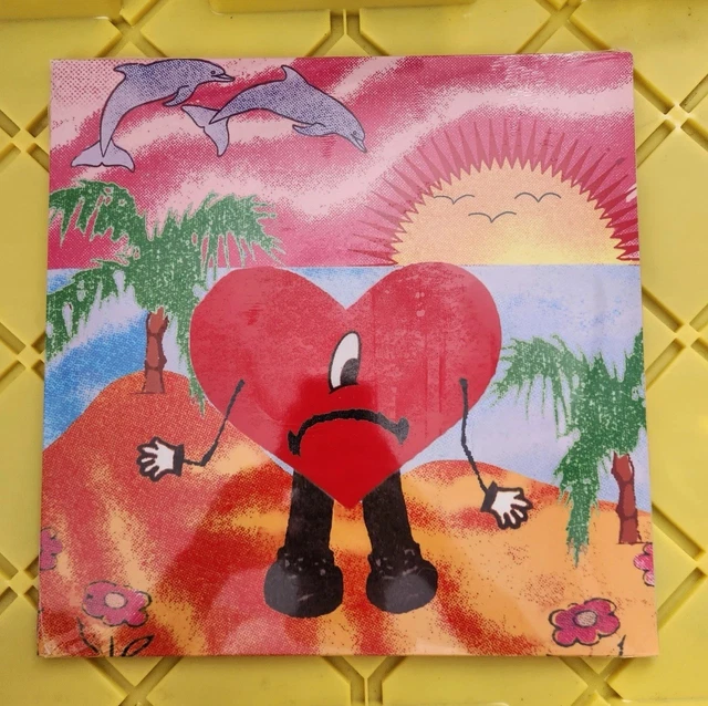 BAD BUNNY UN Verano Sin Ti Orange Vinyl Record 2LP Brand New Sealed