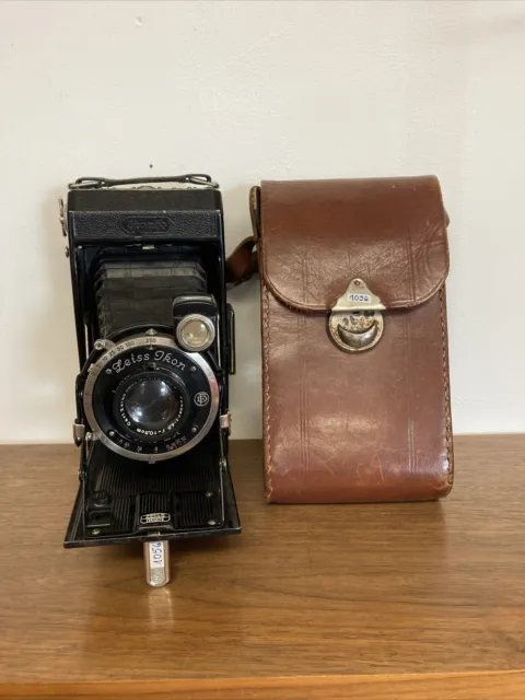 Alte Zeiss Ikonta Ikon Compur Kamera  Camera Lens Old Vintage K1