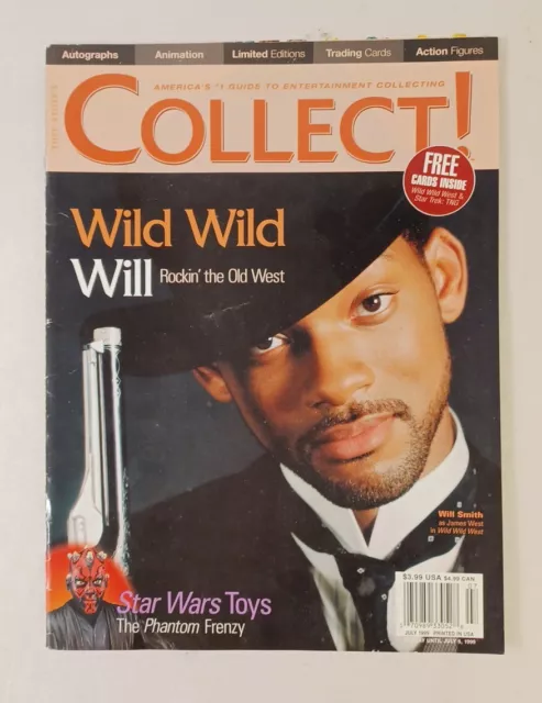 Tuff Stuff's Collect! Magazine July 1999 Non Sports Cards Will Smith Star Wars